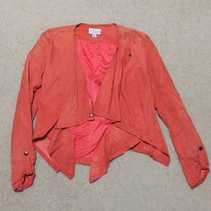 Vakko Suede Leather Jacket